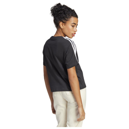 Adidas Γυναικεία κοντομάνικη μπλούζα W 3-Stripes Crop Top